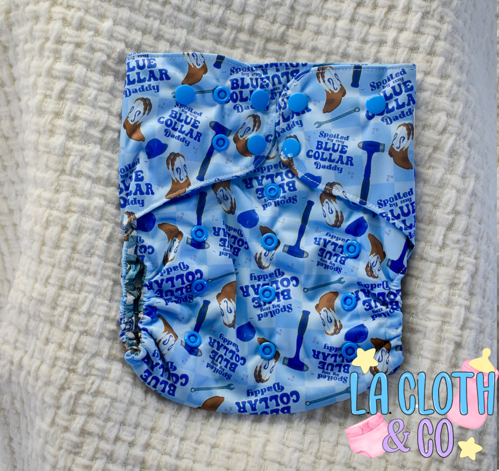 Spoiled by Daddy (Blue)- VersaFit Pocket