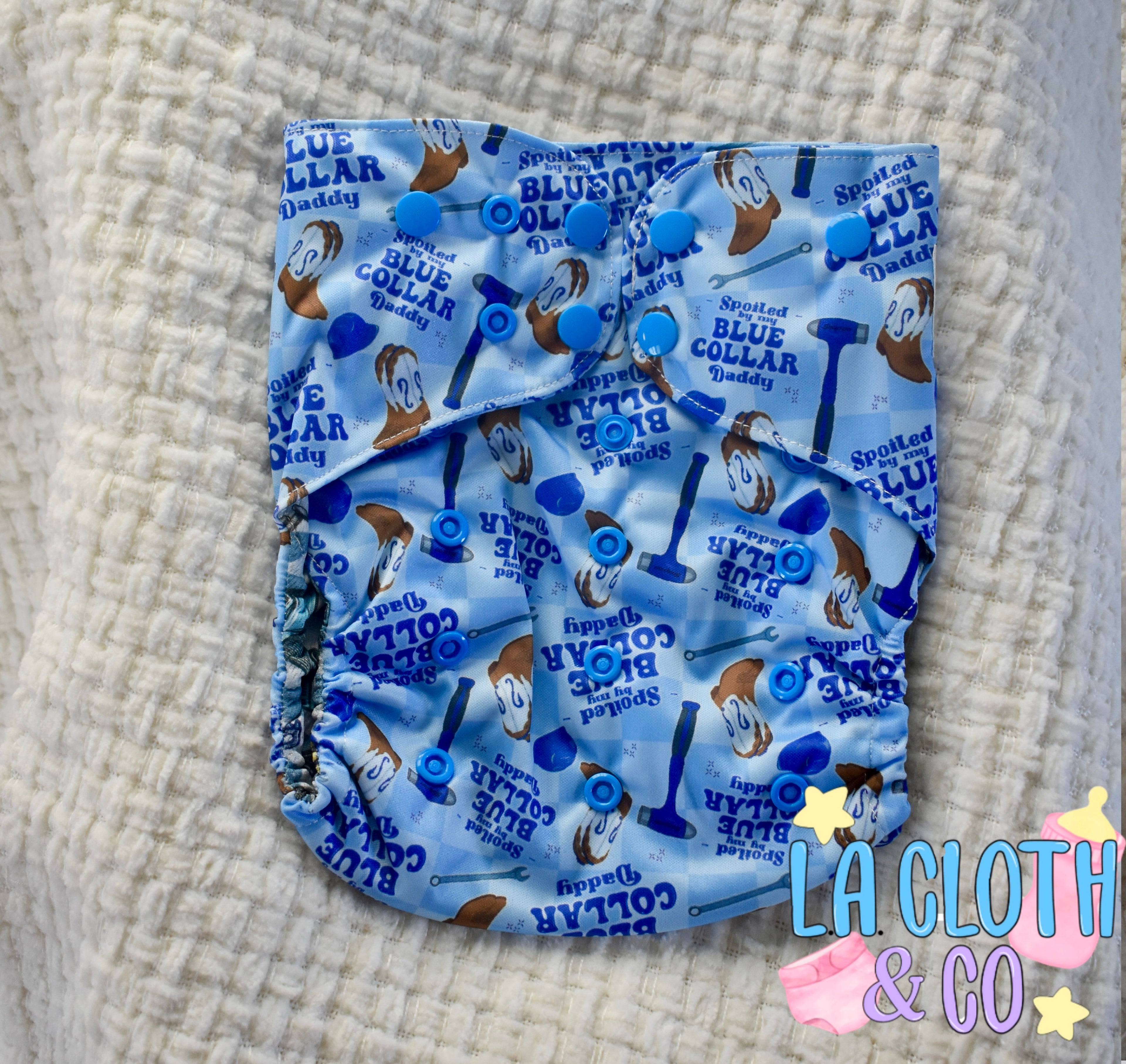 Spoiled by Daddy (Blue)- VersaFit Pocket