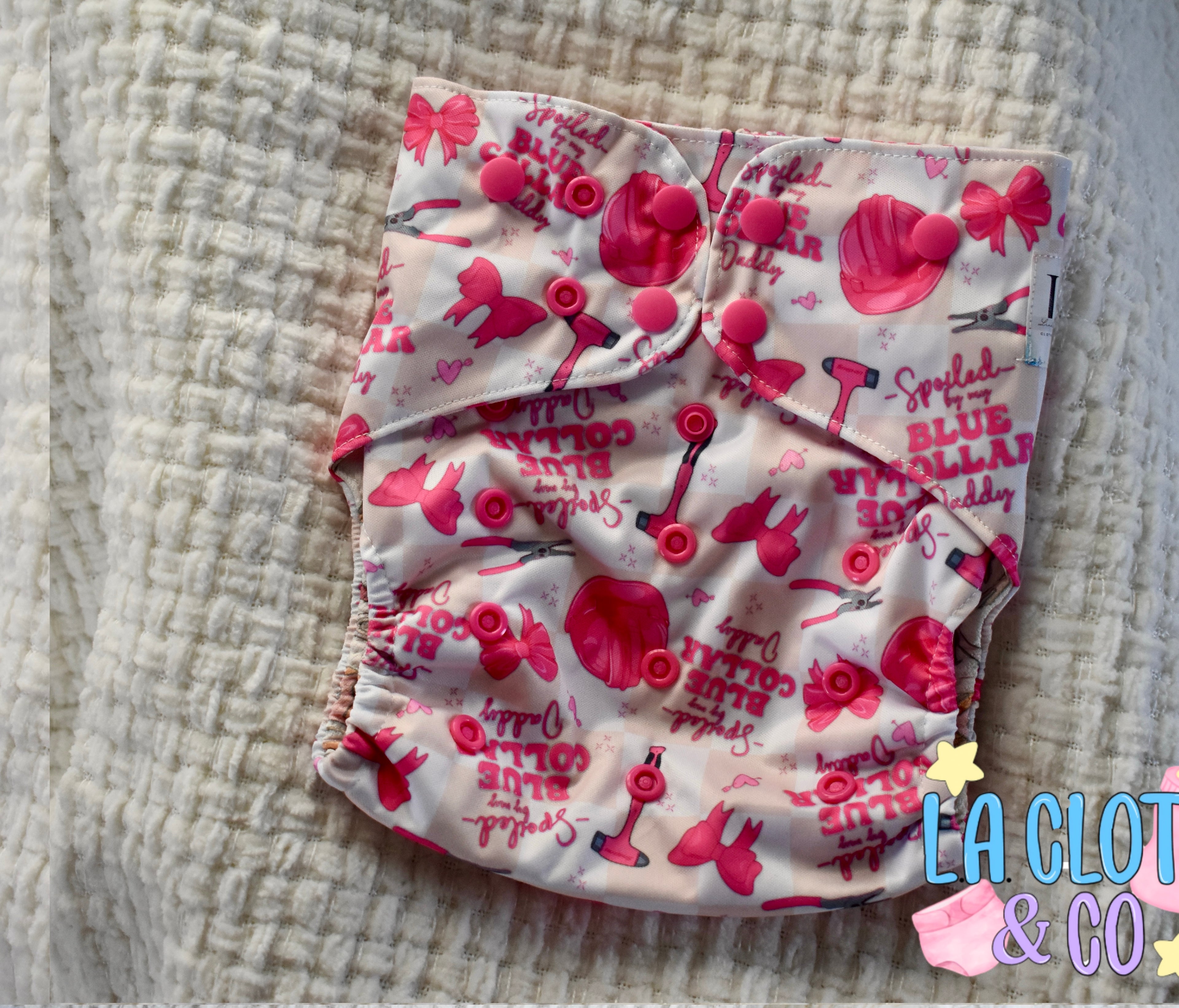 Spoiled by Daddy (Pink)- VersaFit Pocket