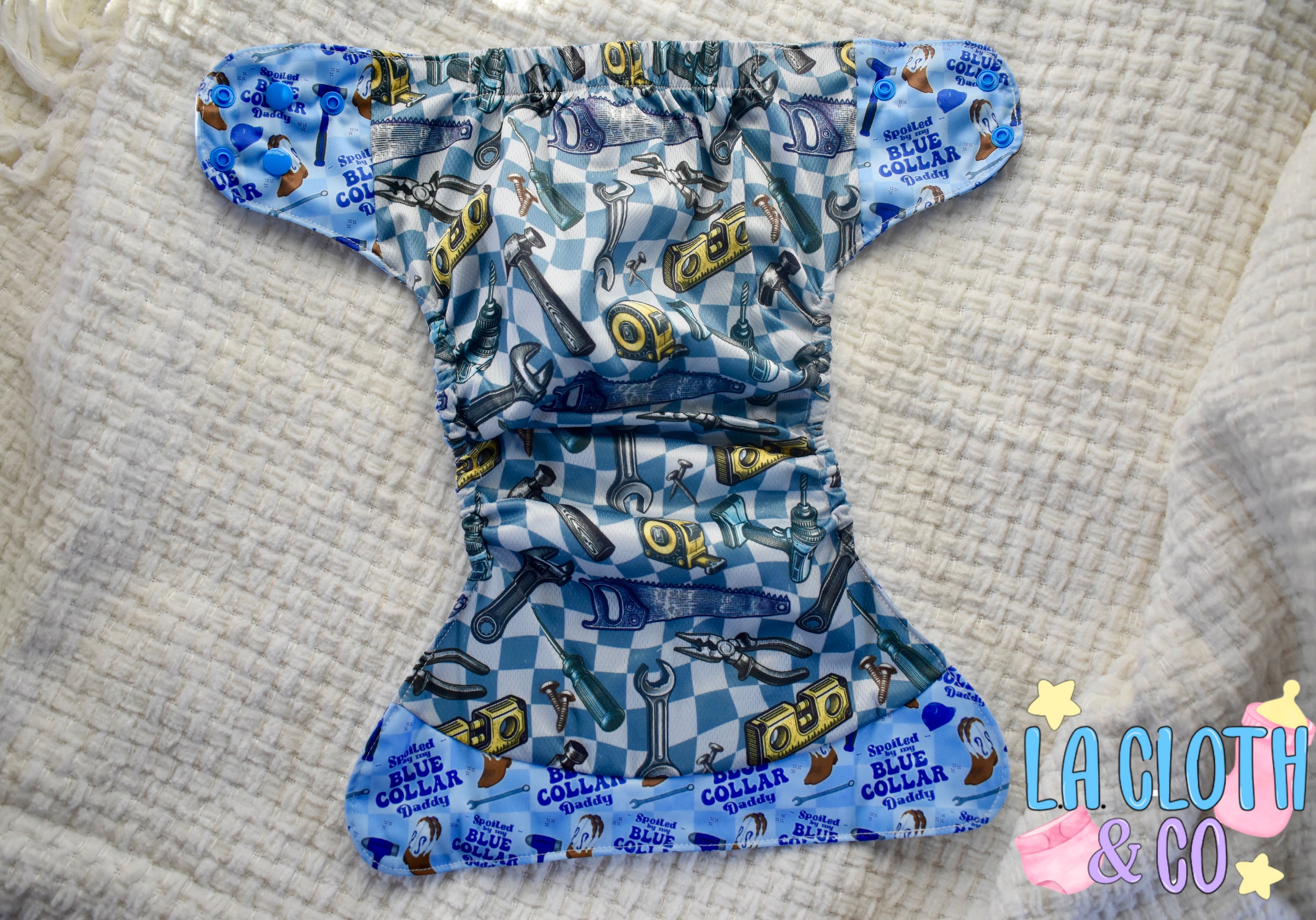 Spoiled by Daddy (Blue)- VersaFit Pocket