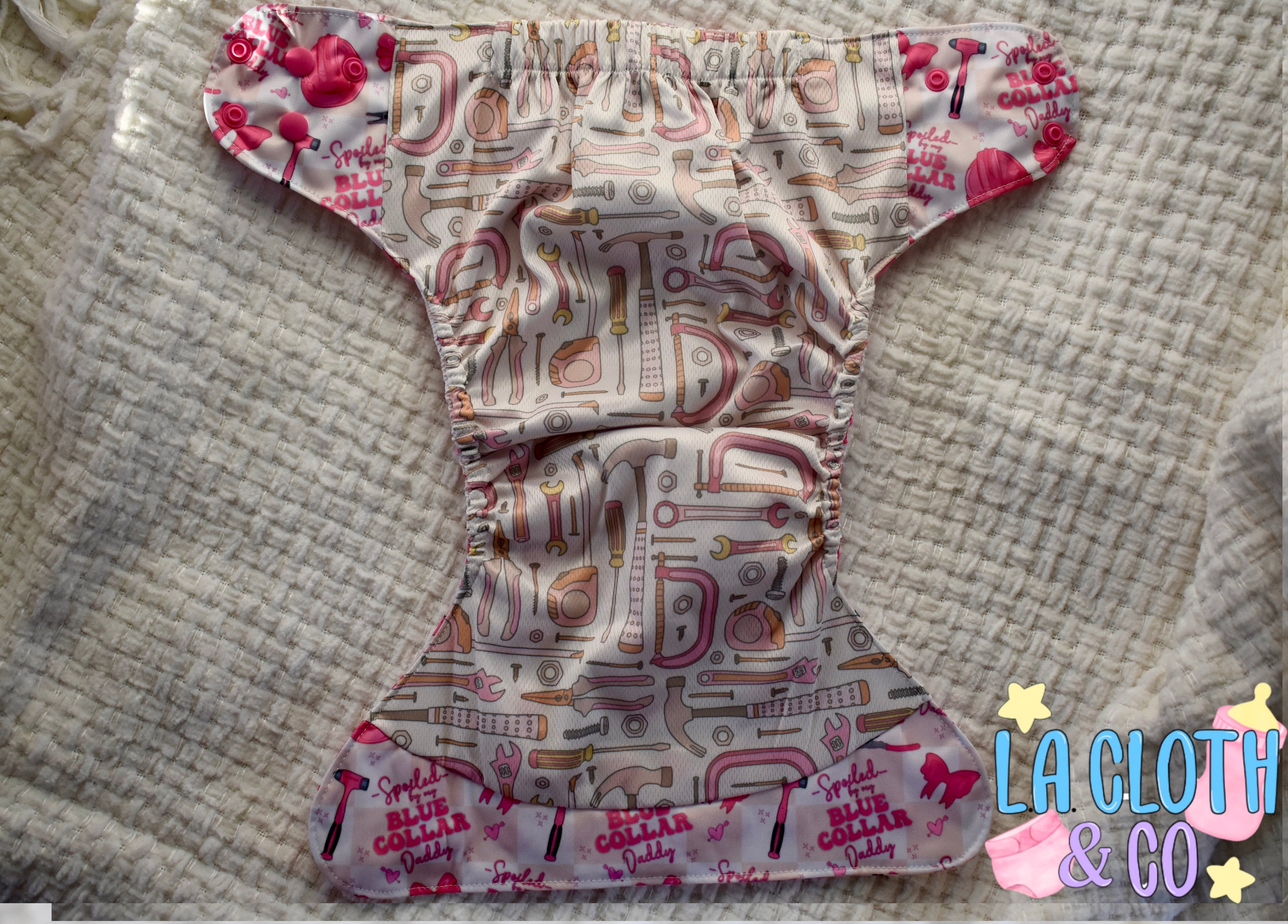 Spoiled by Daddy (Pink)- VersaFit Pocket