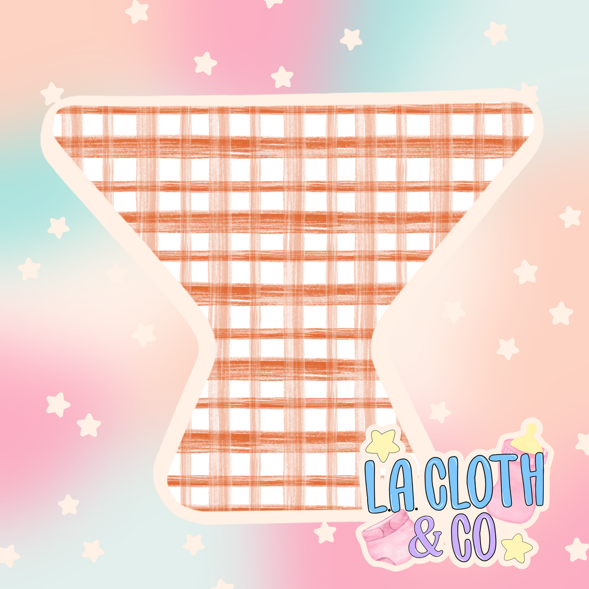 Pumpkin Spice Gingham Countours